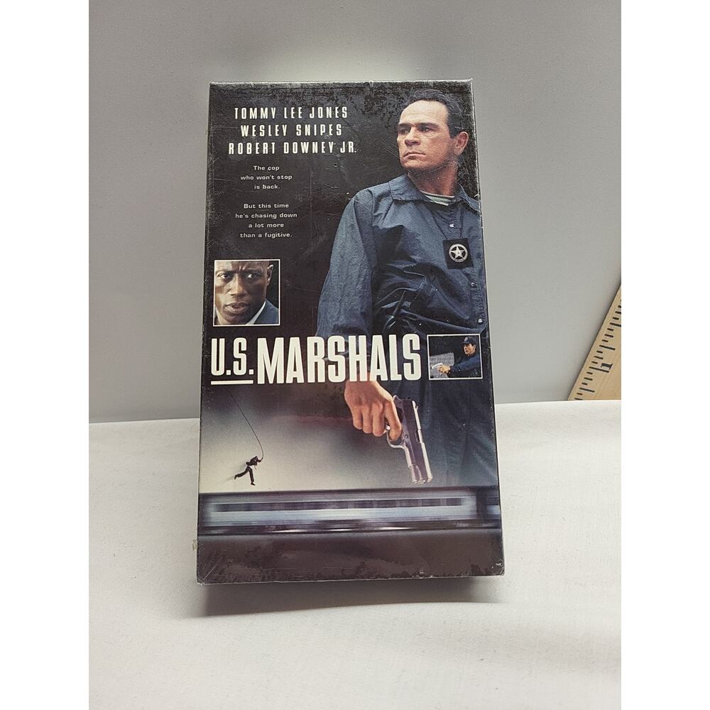 U.S. Marshals VHS (1998) Sealed New Tommy Lee Jones Wesley Snipes RDJ